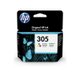 HP 305 Tri Colour Replacement Printer Cartridge - -: 