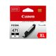 Canon 471XL Black Original High Yield Ink Cartridge: 