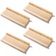 Wooden Floating Wall Shelves 4Pack, 30cm Storage & D�cor: 