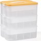 Chenshia Storage Box Lego Toys Decor and Building Blocks Organizer - Yellow: 