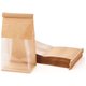 Chenshia 50 pcs Kraft Paper Bags - Standing Bread bag Bread with Window: 