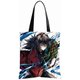 Waterproof Oxford Tote Bag with Flocking Print - Demon Slayer Giyu Tomioka: 