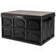 Deli Folding Storage Box 55L/51.5x35x28.5CM - Black: 