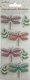 Little Birdie Handmade Stickers - Doodle Dragonfly (8 Piece): 