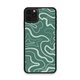 Custom Printed TPU Cases - Apple iPhone 11 Pro Max  ('Green Wavy' by Caitscases): 