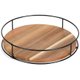Chenshia Wooden Lazy Susan Turntable Rotate Spice Organizer, Pantry Storage: 