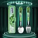 Hulk,Spoon Fork Suit Spider Man Cartoon Superheroes Outdoors Travel Children Baby Portable 304 Stainless Steel Tableware Gifts: 