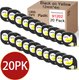 20PK Black on Yellow,Compatible LetraTag 91201 or D1 Tape 45013 D1 Label Tape Plastic Label Tapes for LT-100H Label Machine EVA...