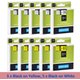 10 mixed-2,10PK for D1 12mm tape 45010 45013 45018 45023 45024 45022 45021 ribbon for Label manager LM160 210D PNP LM-280...