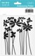 Kamei Embossing Folder - Long Stem Flowers (4x6"): 
