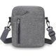 Grey,Fashion Nylon Men Shoulder Bag Simple Handbag Multi-pocket Solid: 