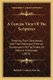 A Concise View Of The Scriptures - Showing Their Consistency, And Their Necessity, From An Examination Of The Extent Of Natural...