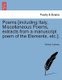 Poems [Including Italy, Miscellaneous Poems, Extracts from a Manuscript Poem of the Elements, Etc.]. (Paperback): William...