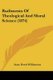 Rudiments Of Theological And Moral Science (1874) (Paperback): Isaac Dowd Williamson