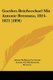 Goethes Briefwechsel Mit Antonie Brentano, 1814-1821 (1896) (German, Paperback): Johann Wolfgang Von Goethe, Antonia Von...