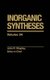 Inorganic Syntheses V34 (Hardcover, Volume 34): J Shapley