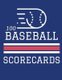 100 Baseball Scorecards - 100 Scoring Sheets For Baseball and Softball Games (8.5x11) (Paperback): Jose Waterhouse