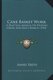 Cane Basket Work - A Practical Manual on Weaving Useful and Fancy Baskets (1901) (Paperback): Annie Firth