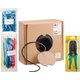 Goobay CAT 6 Outdoor CU Solid PE U/UTP 100m Network Cable Set (Black): 