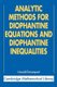 Analytic Methods for Diophantine Equations and Diophantine Inequalities (Paperback, Revised): H. Davenport