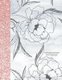 Composition Notebook - Glitter and Floral Large Wide Rule Lines with Page Numbers (Paperback): Happy Print Press