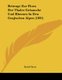Beitrage Zur Flora Der Thaler Grisanche Und Rhemes In Den Grajischen Alpen (1891) (German, Paperback): Rudolf Beyer