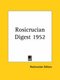 Rosicrucian Digest 1952 (Paperback): Rosicrucian Editors