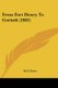 From Fort Henry To Corinth (1881) (Paperback): M. F Force