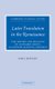 Latin Translation in the Renaissance - The Theory and Practice of Leonardo Bruni, Giannozzo Manetti and Desiderius Erasmus...