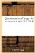 Questionnaire A l'Usage Des Chasseurs A Pied (French, Paperback): Berger-Levrault