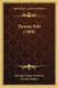 Thomas Pole (1908) (Paperback): Edmund Tolson Wedmore