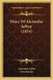 Diary Of Alexander Jaffray (1834) (Paperback): Alexander Jaffray, John Barclay