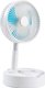 RazTech Foldable/Extendable Pedestal Fan with Bluetooth Speaker (White): 