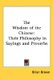 The Wisdom of the Chinese - Their Philosophy in Sayings and Proverbs (Paperback): Brian Brown