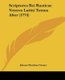 Scriptores Rei Rusticae Veteres Latini Tomus Alter (1774) (Latin, Paperback): Johann Matthias Gesner