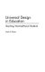 Universal Design in Education - Teaching Nontraditional Students (Hardcover): Frank G. Bowe