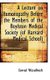 A Lecture on Homoeopathy Before the Members of the Boylston Medical Society (Paperback): Conrad Wesselhoeft
