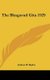 The Bhagavad Gita 1929 (Hardcover): Arthur W. Ryder