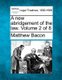 A new abridgement of the law. Volume 2 of 8 (Paperback): Matthew Bacon