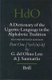 A Dictionary of the Ugaritic Language in the Alphabetic Tradition (Hardcover, 2nd Revised edition): Gregorio del Olmo Lete,...