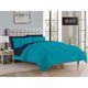 Simply Sleep - Reversible Comforter Set - 90 GSM Micro Fibre - Pageant Blue - Peacock Blue - King - Super King: 