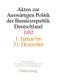 Akten Zur Auswartigen Politik Der Bundesrepublik Deutschland 1952 (German, Hardcover): Oldenbourg