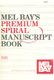 Premium Spiral Manuscript Book - 12 Staves (Paperback): Mel Bay Publications Inc