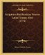 Scriptores Rei Rusticae Veteres Latini Tomus Alter (1774) (Latin, Paperback): Johann Matthias Gesner