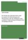 Der Verlauf des Spracherwerbs unter besonderer Berucksichtigung des Wortschatzes und der Aussprache. Eine qualitative...