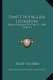 Dante in English Literature - From Chaucer to Cary C. 1380-1844 V1 (Paperback): Paget Toynbee