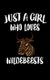 Just A Girl Who Loves Wildebeest - Animal Nature Collection (Paperback): Marko Marcus