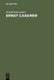 Ernst Cassirer - Ein Philosoph Der Europaeischen Moderne (German, Hardcover, Reprint 2015 ed.): O Schwemmer