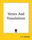 Verses And Translations (Paperback): C. S. Calverley