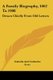 A Family Biography, 1662 To 1908 - Drawn Chiefly From Old Letters (Paperback): Isabella Scott